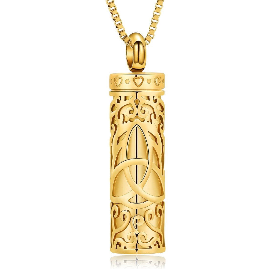 Gold Bonham Ashes Necklace Pendant