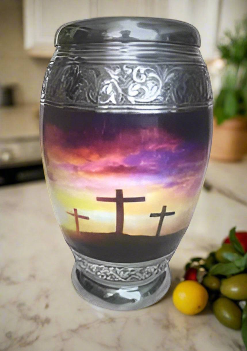 Elite Series Urn Cross 1 Nirvana Urns w/FREE Keepsake Pendant Catalog