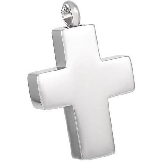 #025 Blank Cross Ashes Necklace Pendant Jewelry Never Forget You