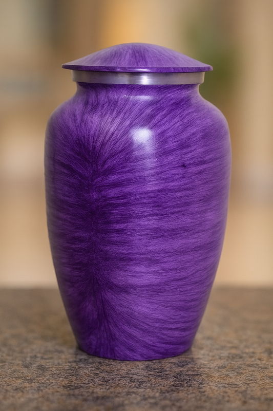 Elite Series Urn- Aurora Motif Urns Magenta Marble