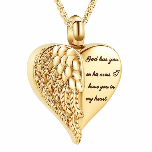 #002 God Has You Ashes Necklace Pendant Jewelry Never Forget You