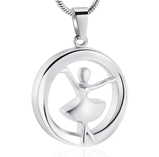 Ballerina Ashes Necklace Pendant