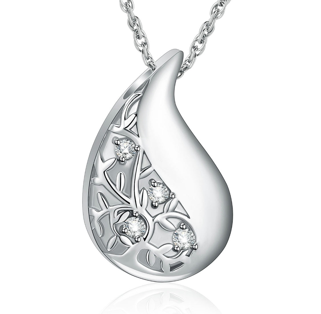 Tear Drop II Ashes Necklace Pendant