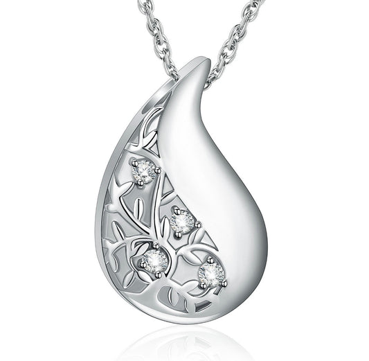 Tear Drop II Ashes Necklace Pendant