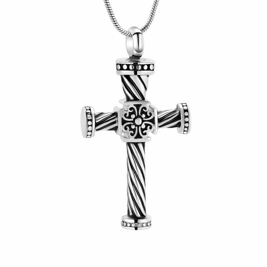 #023 Raelee's Cross Ashes Necklace Pendant Jewelry Never Forget You