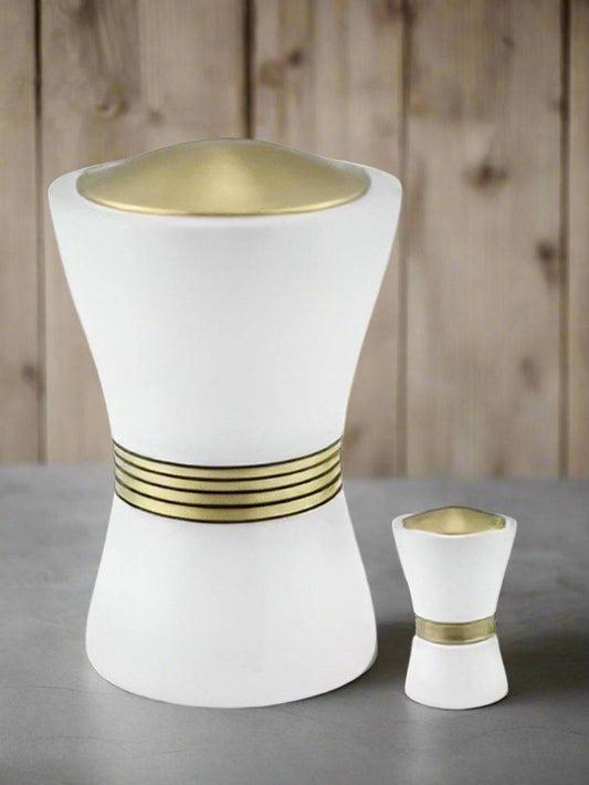 Elite Series Urn- White Blessing Urns w/FREE Keepsake