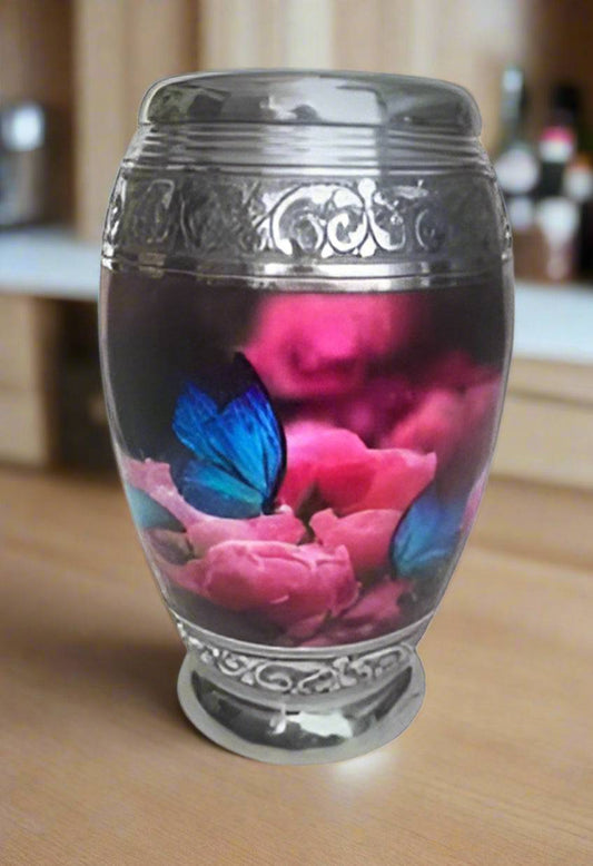 Elite Series Urn- Flower Butterfly Nirvana Urn
