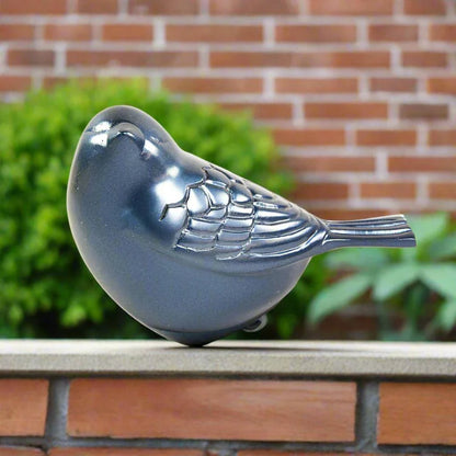 Blown Glass Frost Songbird Keepsake Urn