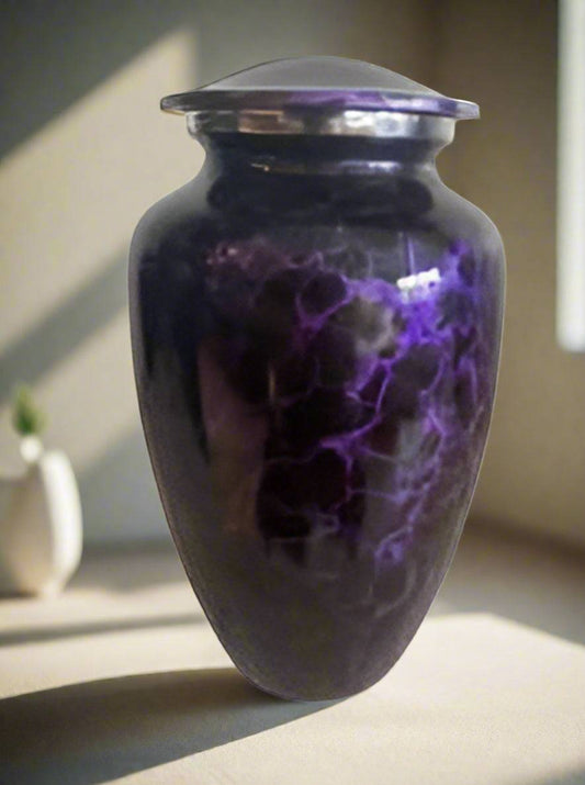 Elite Series Urn- Purple Motif Urns