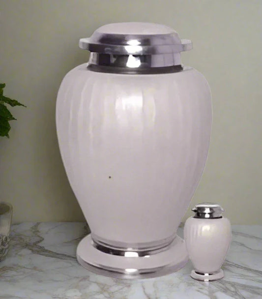 Elite Series Urn- White Hotep Urn
